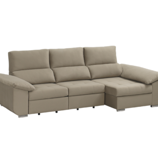 Sofá com chaise longue lado direito